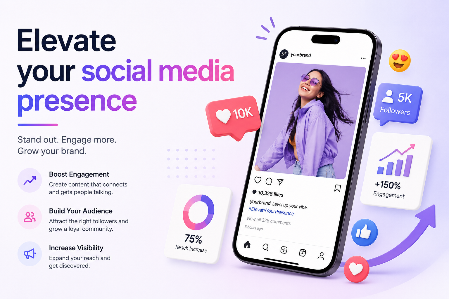 Elevate your social media presence