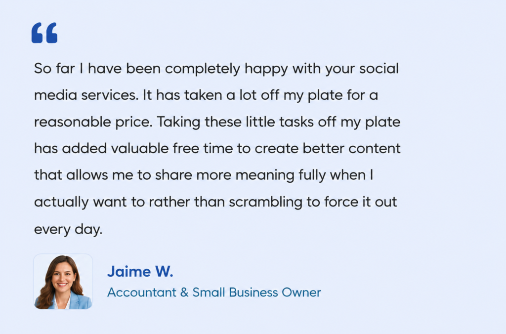 Social Media reviews